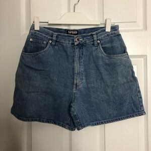 Speed Vintage Shorts High Rise Jean Shorts 13/14